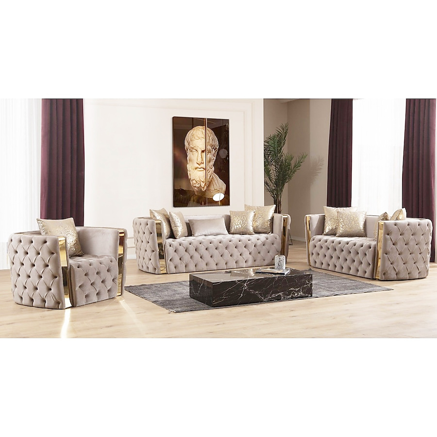 Home Office Furniture Sets - Современный роскошный диван с каркасом из