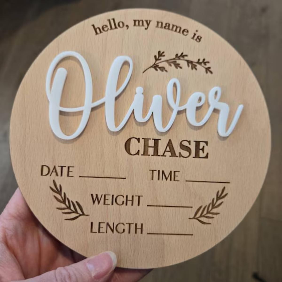 Home Office Gifts - 1 шт. Деревянная табличка с именем