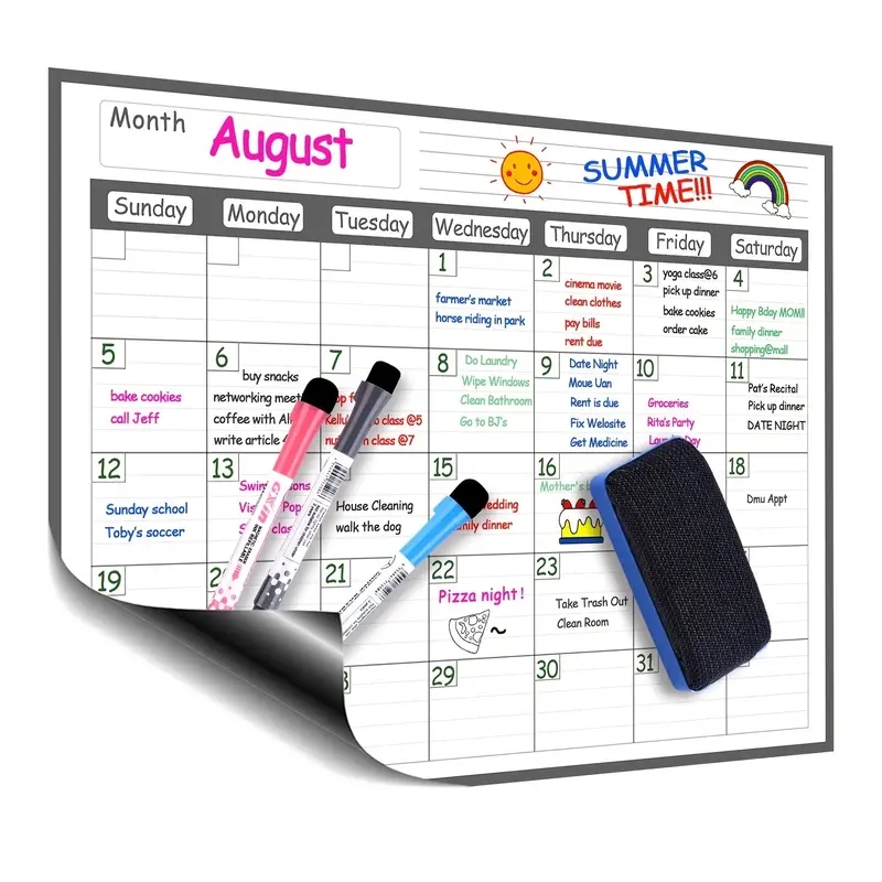 Magnetic Calendar Board - 1 комплект магнитный холодильник с календарем