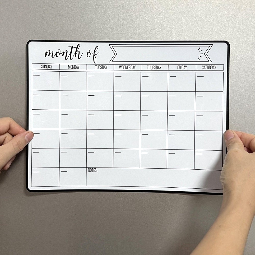 Magnetic Calendar Board - Новый магнитный сухой стираемый календарь, легко