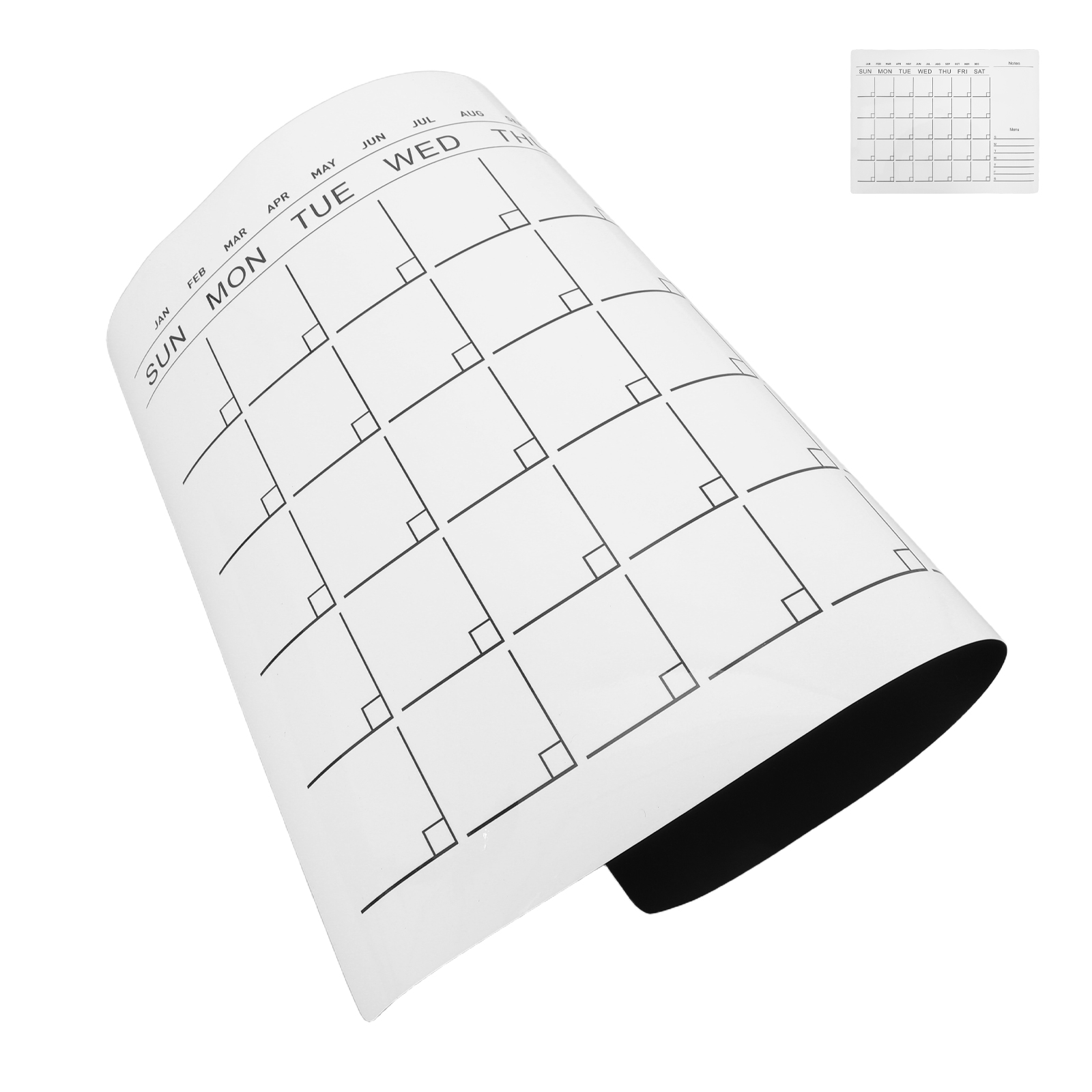 Magnetic Calendar Board - Многоразовая самоклеящаяся доска-календарь для планирования на