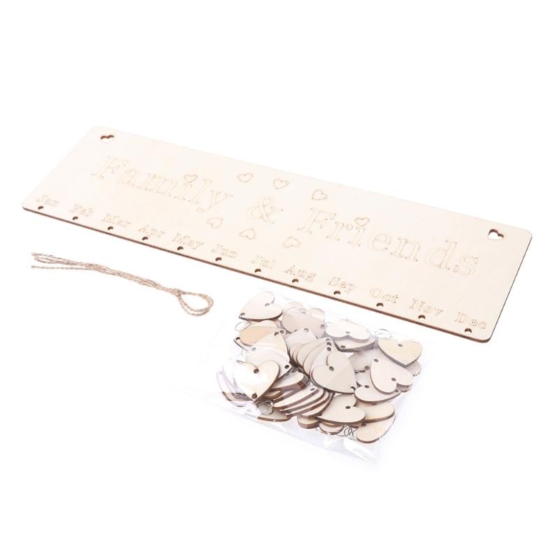 Деревянный календарный напомин – обзор и цена Magnetic Calendar Board