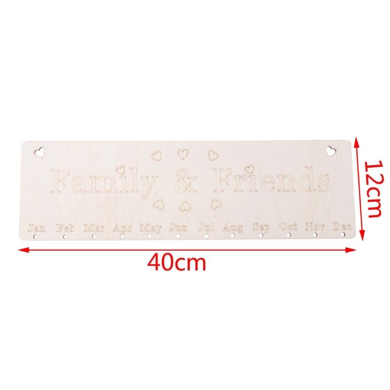 Деревянный календарный напомин – обзор и цена Magnetic Calendar Board