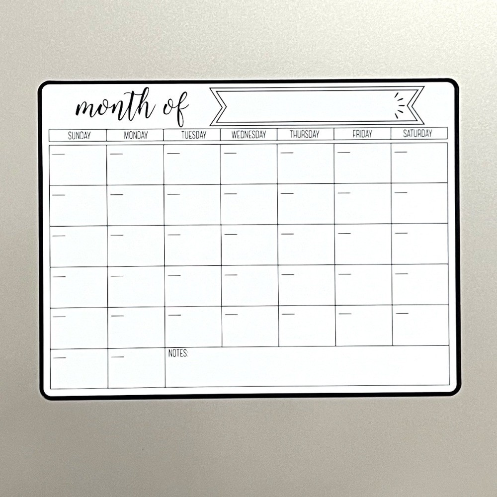 Новый магнитный календарь для  – обзор и цена Magnetic Calendar Board