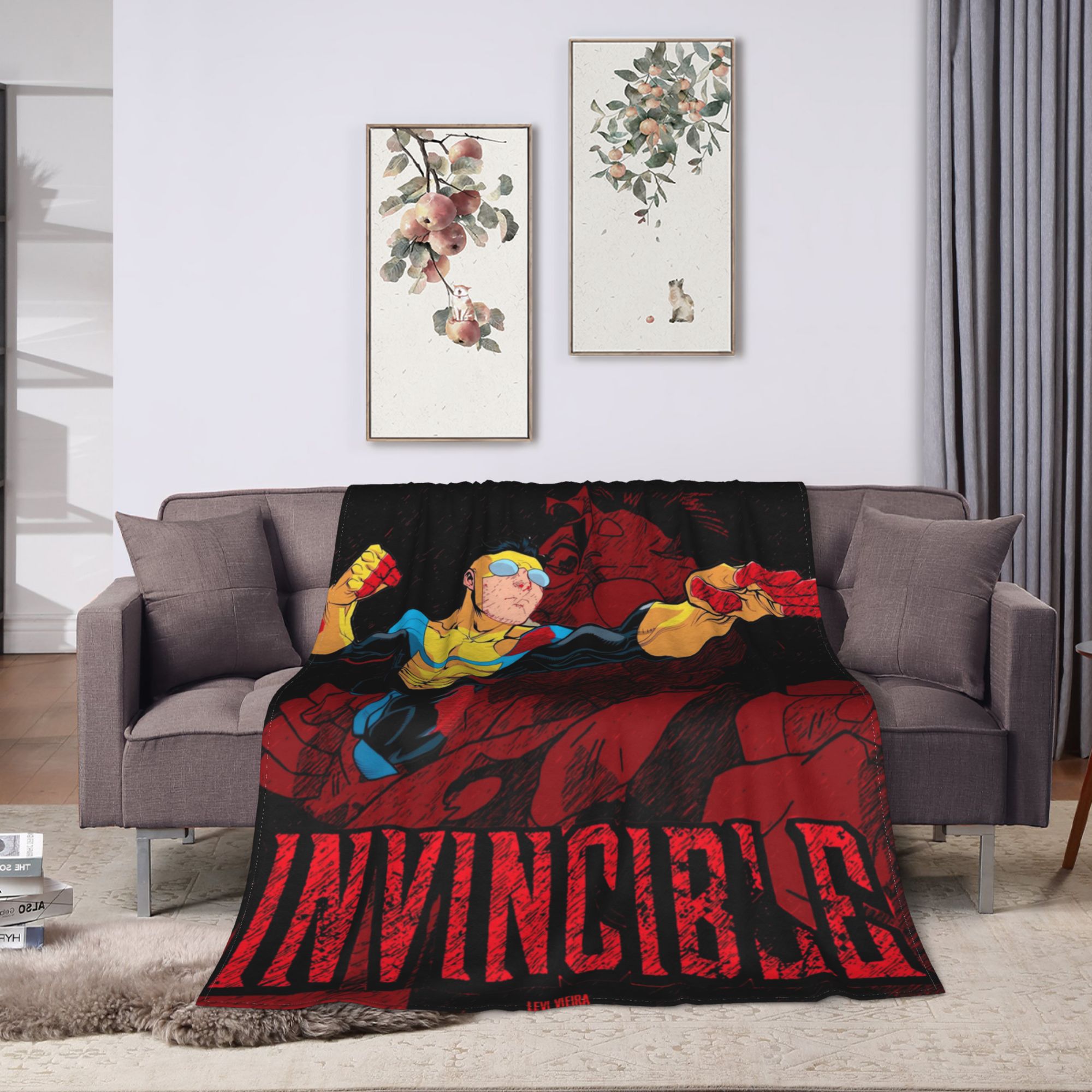 Плед-покрывало Bloodied Invinc – обзор и цена Home Office Trend