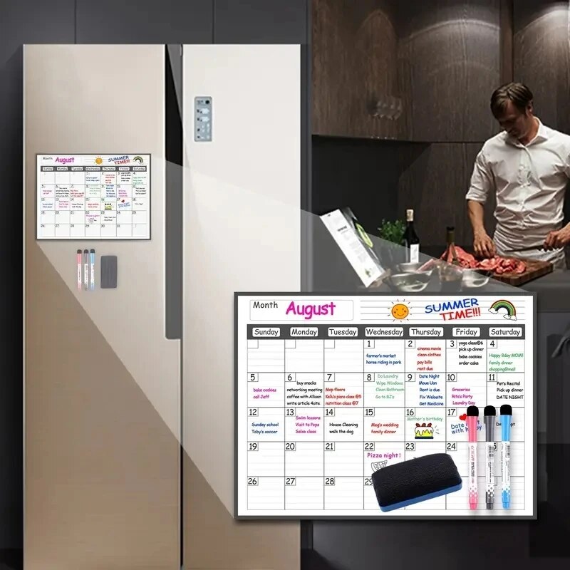 1 комплект магнитный холодильн – обзор и цена Magnetic Calendar Board