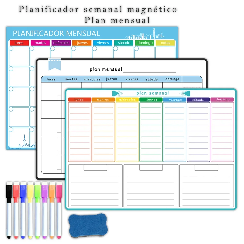 Магнитный еженедельный и ежеме – обзор и цена Magnetic Calendar Board