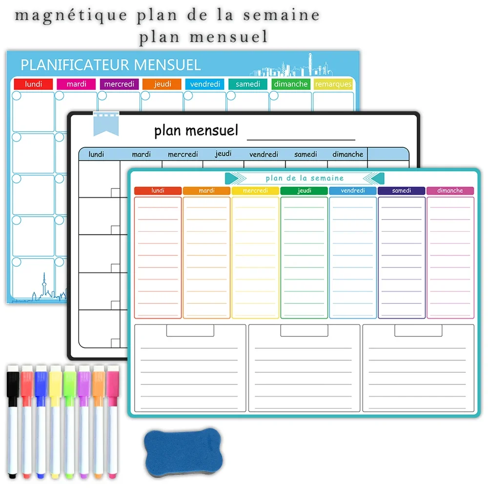 Магнитный еженедельный и ежеме – обзор и цена Magnetic Calendar Board