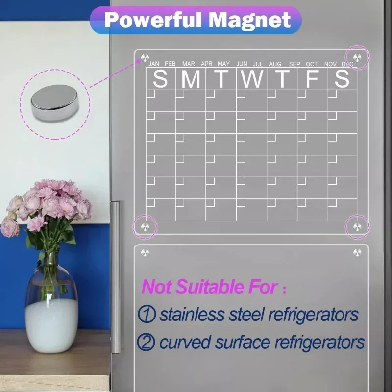 Магнитная наклейка на холодиль – обзор и цена Magnetic Calendar Board