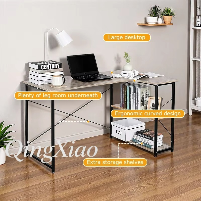 Угловой L-образный стол с инте – обзор и цена Home Office Desk With Drawers