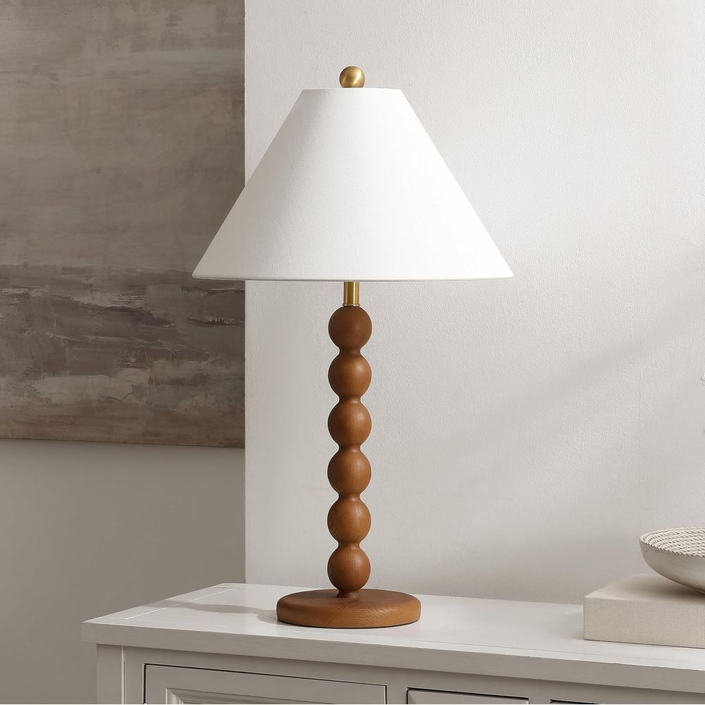 Настольная лампа из натурально – обзор и цена Home Office In Living Room