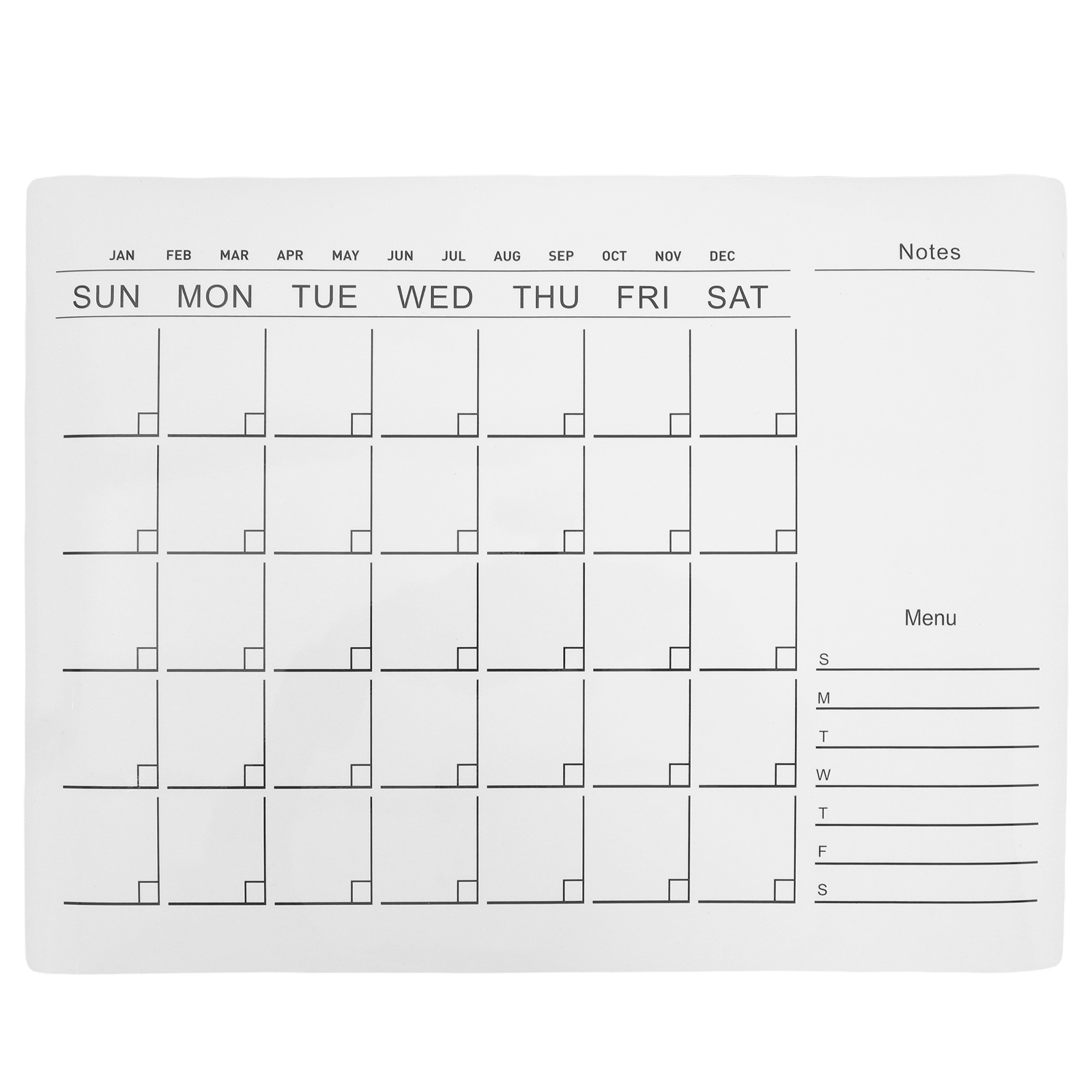 Многоразовая самоклеящаяся дос – обзор и цена Magnetic Calendar Board