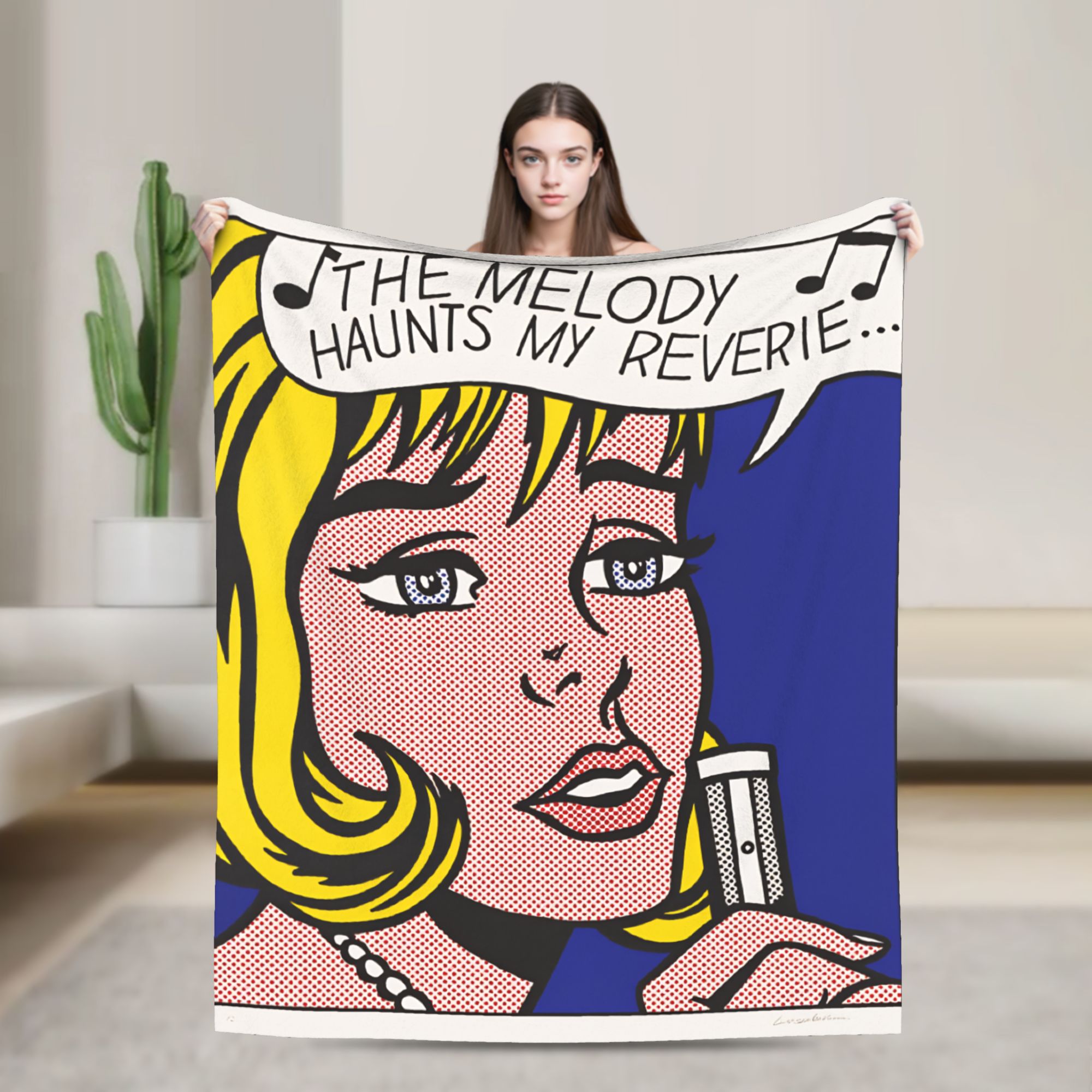 Плед Roy Lichtenstein в стиле  – обзор и цена Home Office Trend