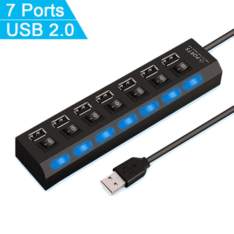 7-портовый USB 2.0-хаб-разветв – обзор и цена Home Office Pc