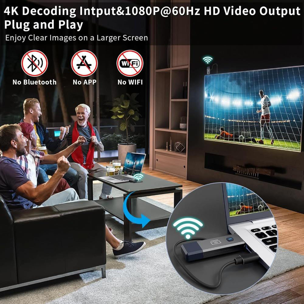 Беспроводной HDMI-совместимый  – обзор и цена Home Office Pc