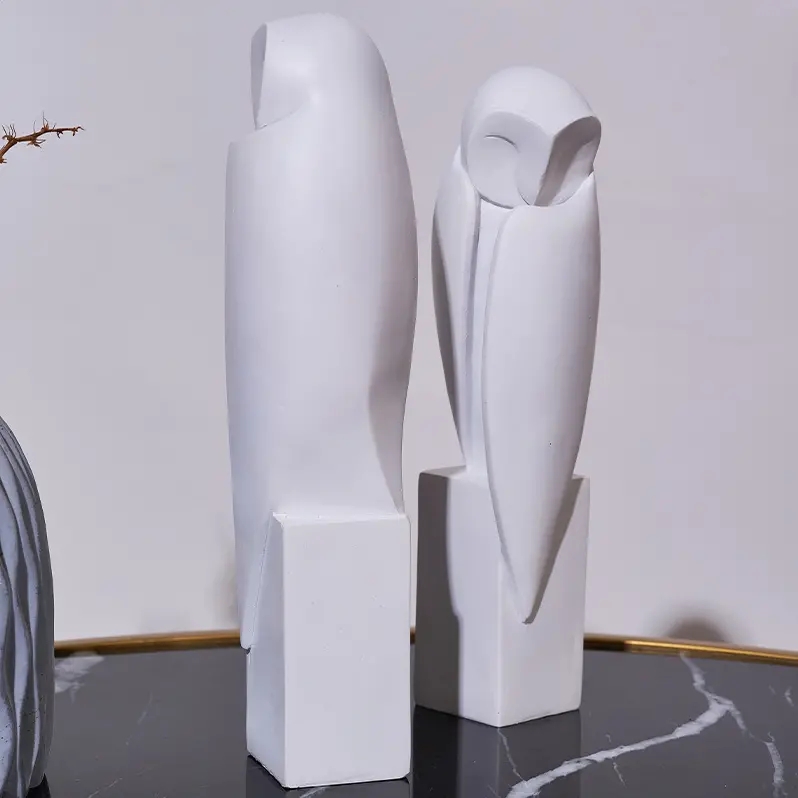 Минималистичная статуя Owll, с – обзор и цена Home Office Bookshelves