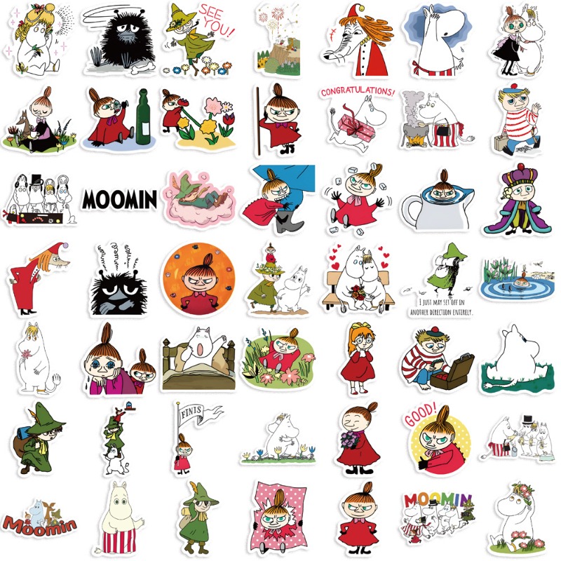 Новые наклейки Moomin Valley,  – обзор и цена Home Office Kit