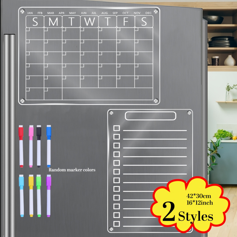 Акриловый магнитный календарь  – обзор и цена Magnetic Calendar Board